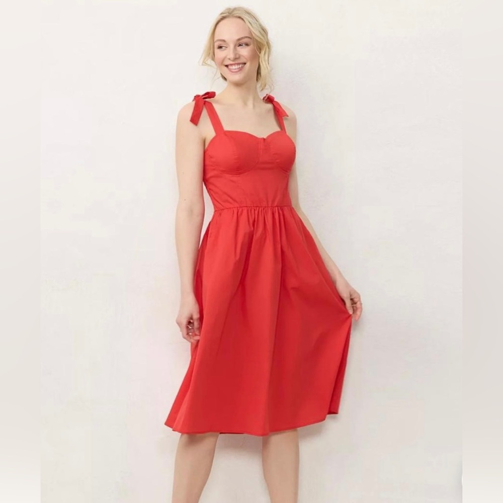 Lauren Conrad Red Summer Dress